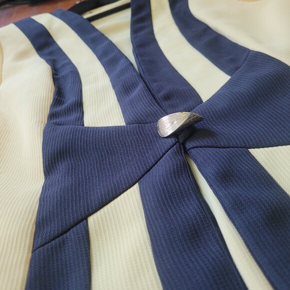 Vintage Yellow Blazer + Tank set, sz Small - Picture 5 of 17